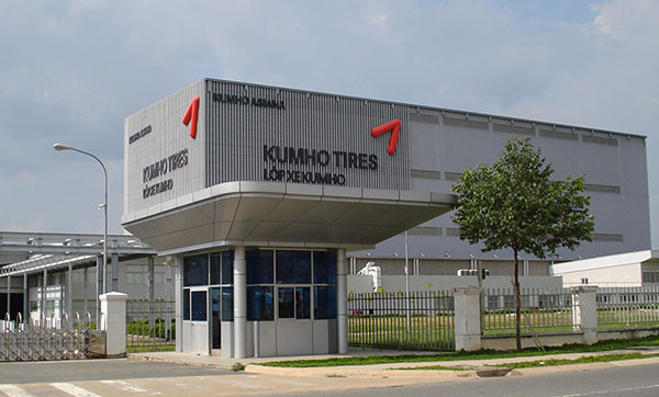 Công ty sản xuất lốp xe tại Việt Nam KumHo