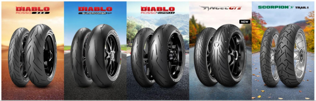 Pirelli có đa dạng các loại lốp cho mọi dòng xe
